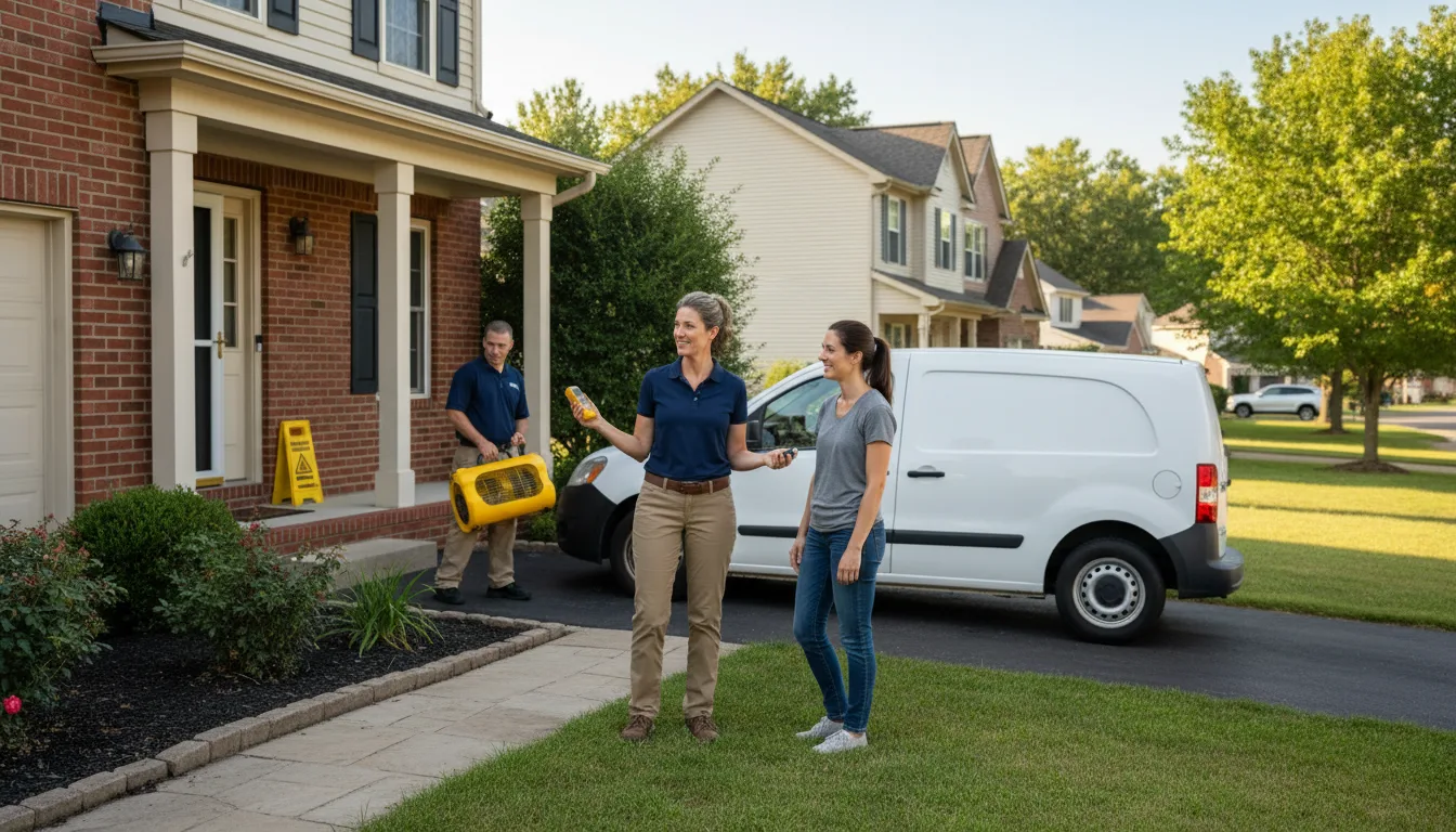 Water restoration image for Dehumidification And Cleanup Services in Gowanda, NY